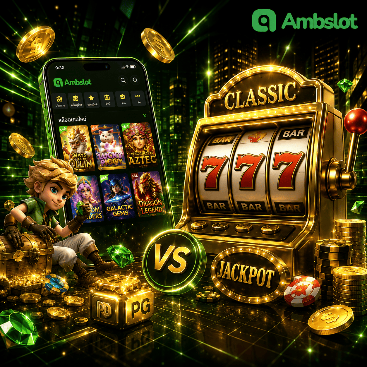 สล็อตเกมใหม่กับเกมคลาสสิก