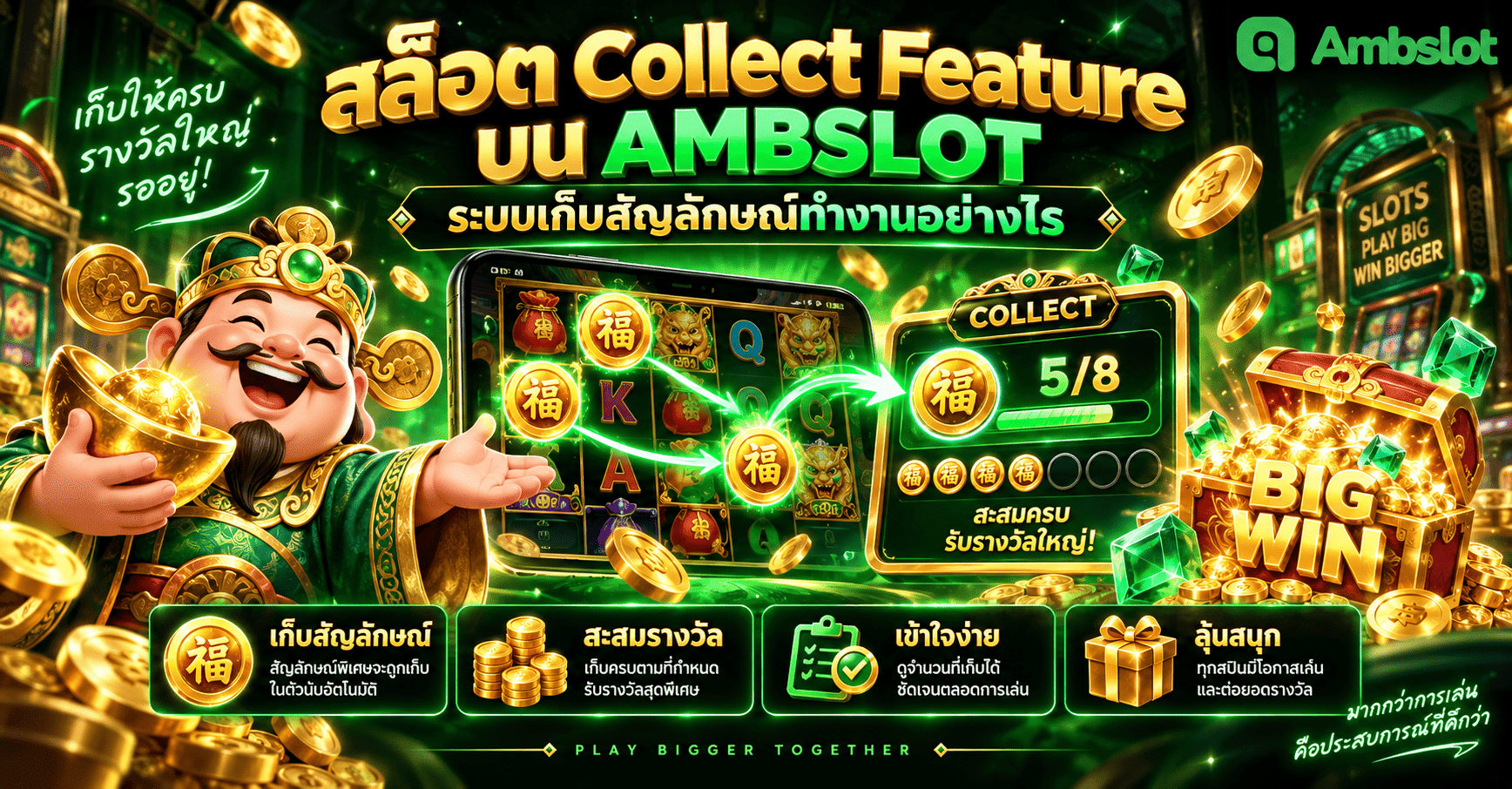 สล็อต Collect Feature