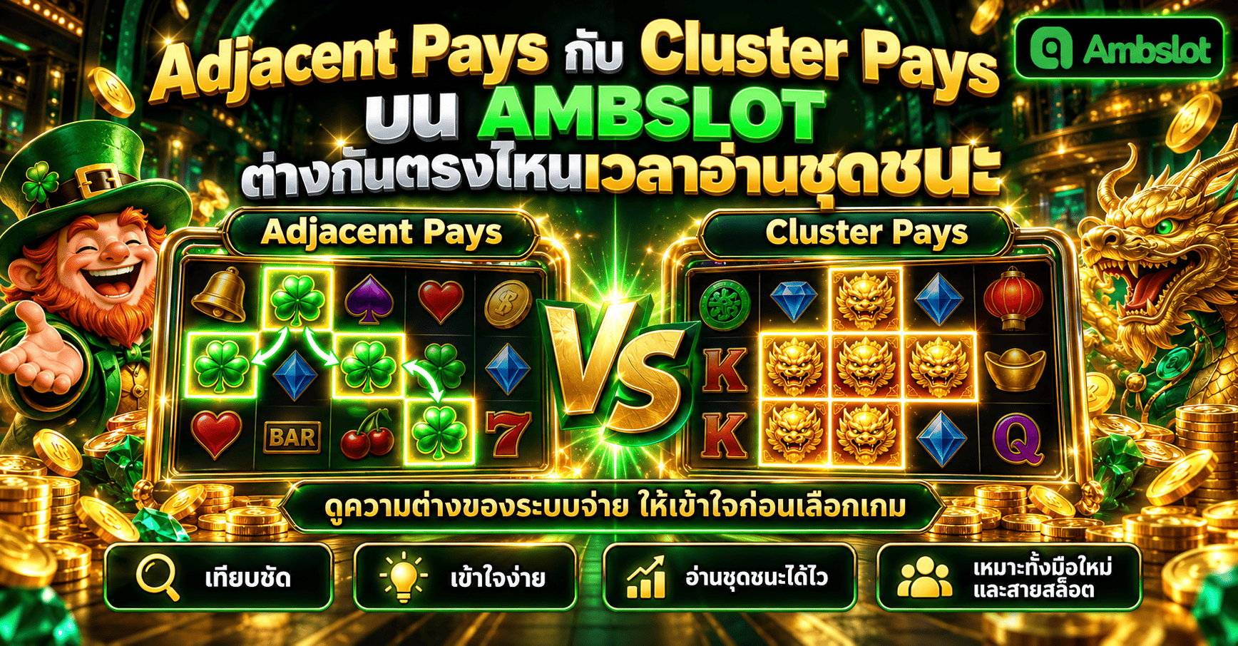 Adjacent Pays กับ Cluster Pays