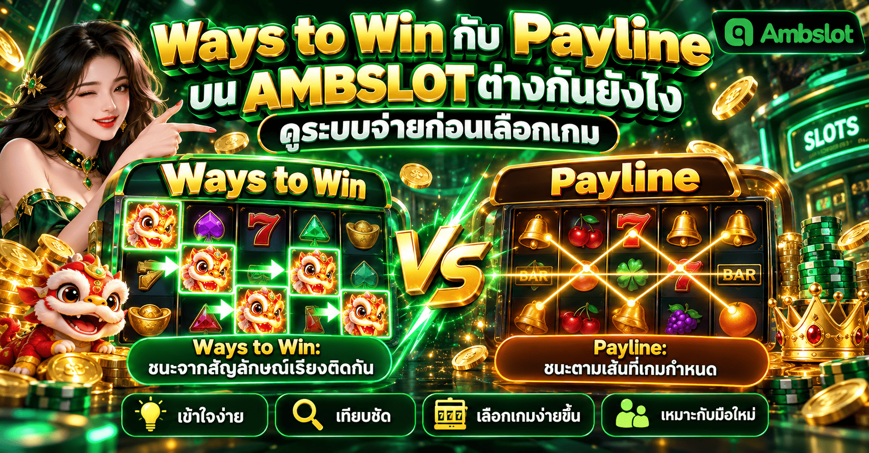 Ways to Win กับ Payline