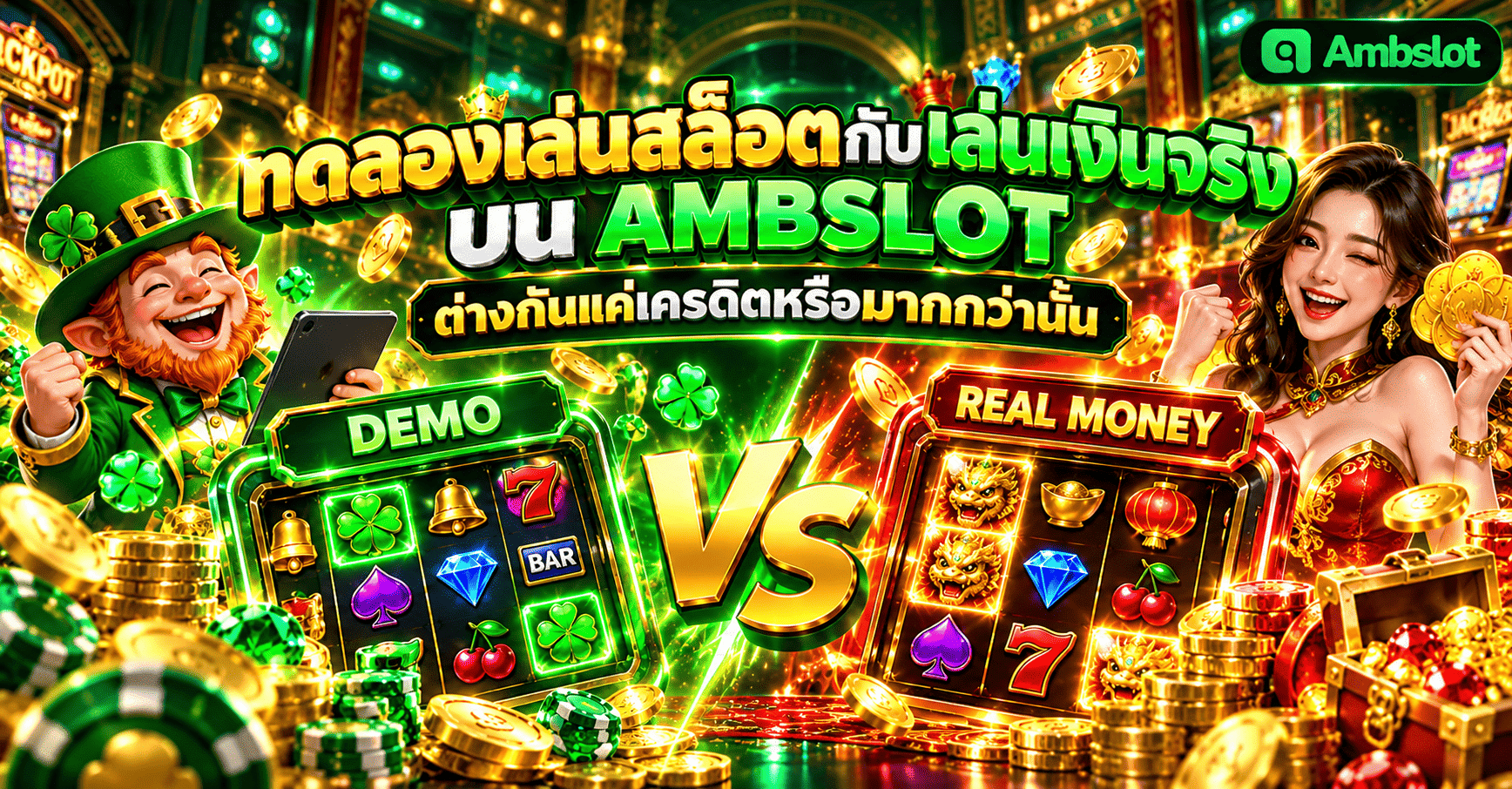 ทดลองเล่นสล็อตกับเล่นเงินจริง